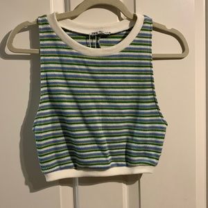 Zara multicolor crop top